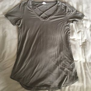 green cross strap tee